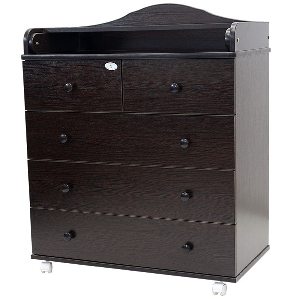 Комод пеленальный Топотушки Фортуна 80/5 ЛДСП - венге