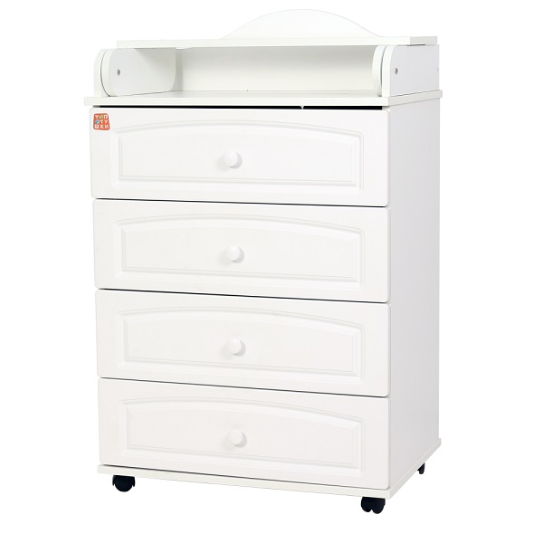 Комод пеленальный Топотушки Ричард 60/4 МДФ - белый