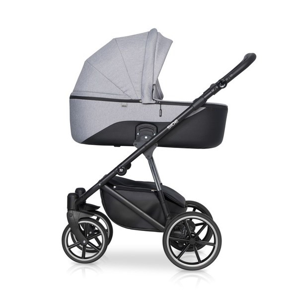 Детская коляска Riko Side 2 в 1 - 02 grey fox
