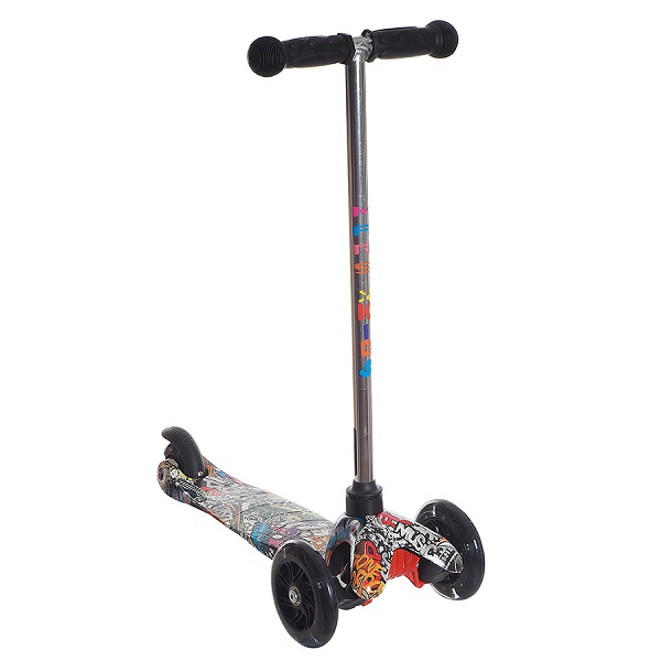 Самокат трехколесный Mars Suncolor Kids Mini light - граффити 2