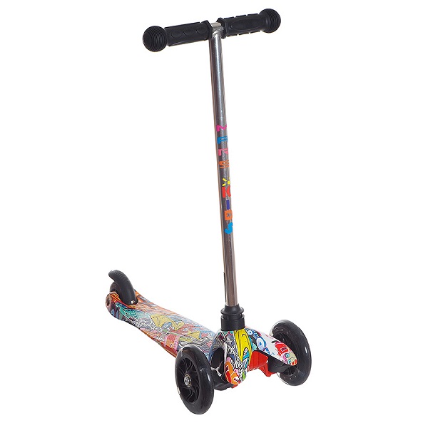 Самокат трехколесный Mars Suncolor Kids Mini light - граффити 6
