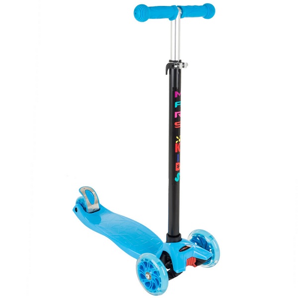 Самокат трехколесный Sucolor Mars Kids Maxi - голубой