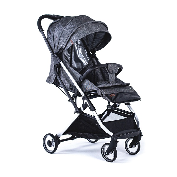 Детская прогулочная коляска BubaGo Model S - dark grey