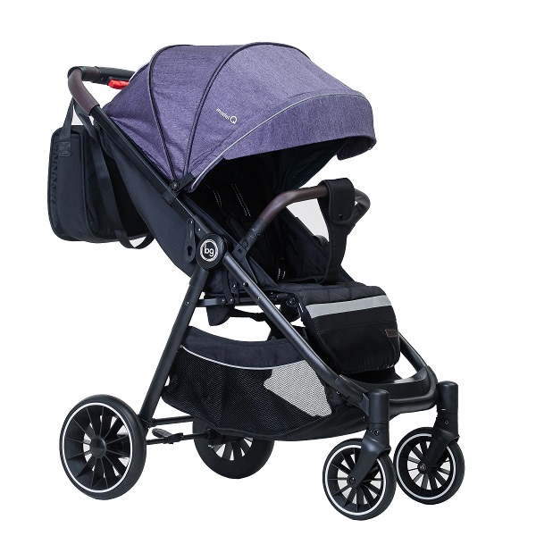 Детская прогулочная коляска BubaGo Model Q - фиолетовый