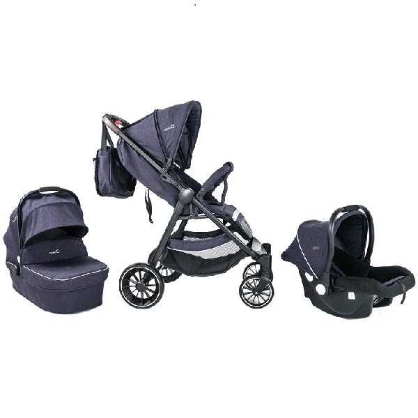 Детская коляска BubaGo Model Q 3 в 1 - purple