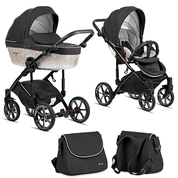 Детская коляска Tutis Viva Life Majestic 2 в 1 - silver