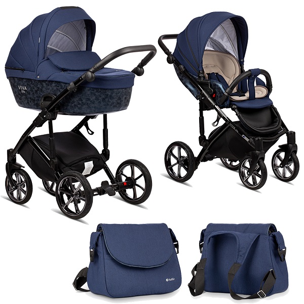 Детская коляска Tutis Viva Life Majestic 2 в 1 - sapphire