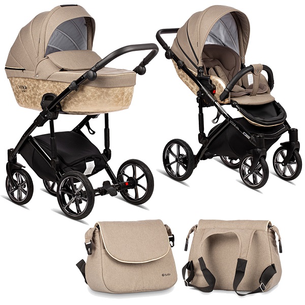 Детская коляска Tutis Viva Life Majestic 2 в 1 - gold