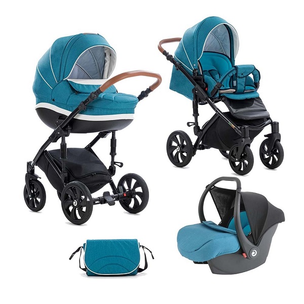 Детская коляска Tutis Mimi Style 3 в 1 - sea blue