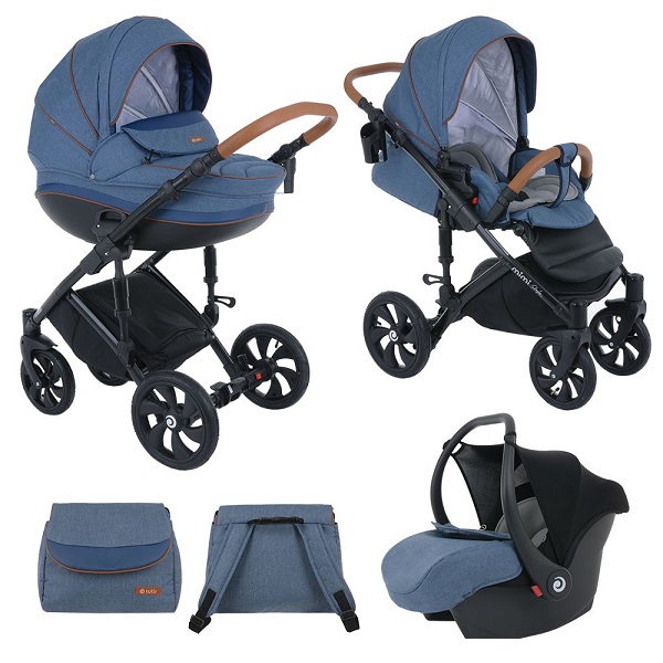 Детская коляска Tutis Mimi Style 3 в 1 - aqua