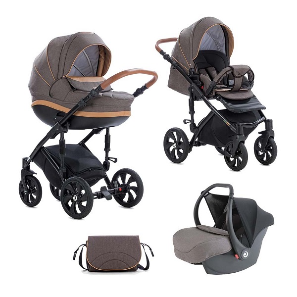 Детская коляска Tutis Mimi Style 3 в 1 - dark brown
