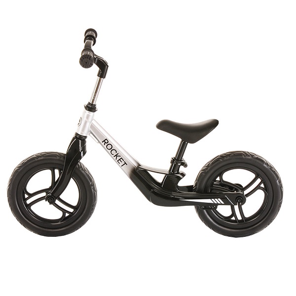 Беговел Pituso Rocket - серебристо-черный