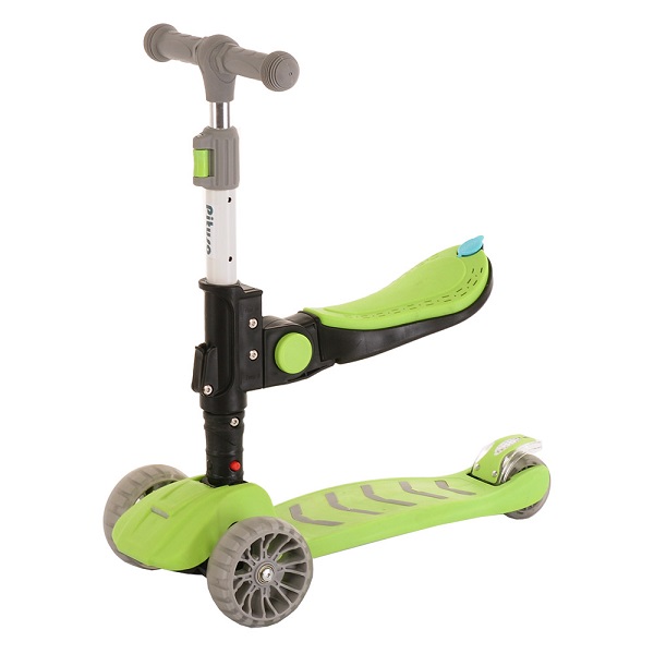 Самокат Pituso 2 в 1 - салатовый