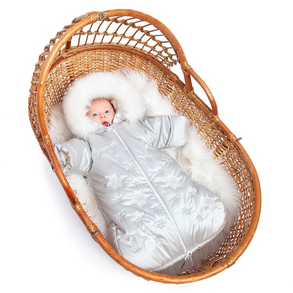 Комбинезон-мешок меховой Pituso Династия - серый