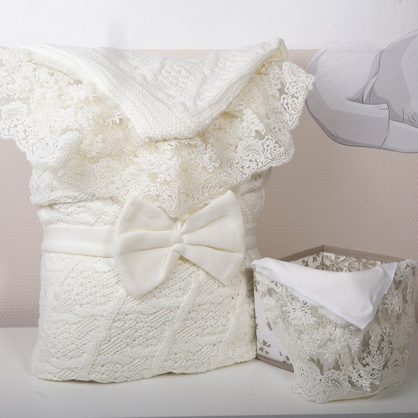 Bambola комплект на выписку 4 предмета Итальяно - молочный