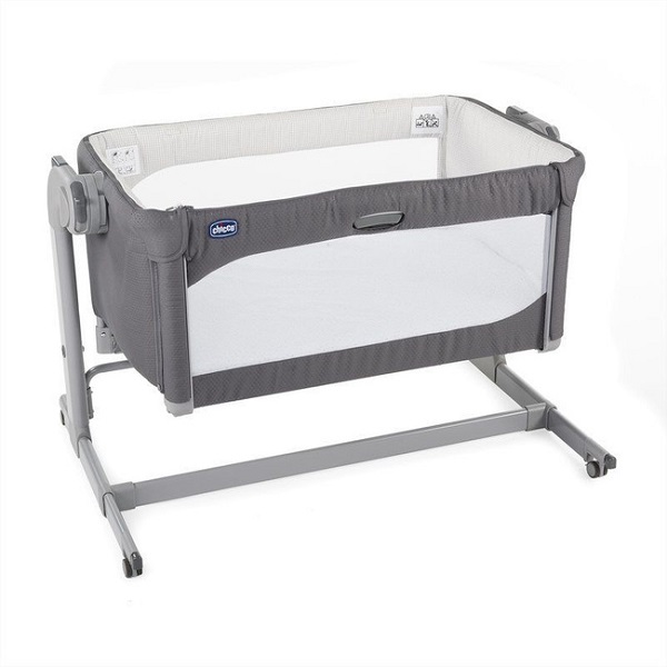 Приставная кроватка Chicco Next2Me Magic - moon grey