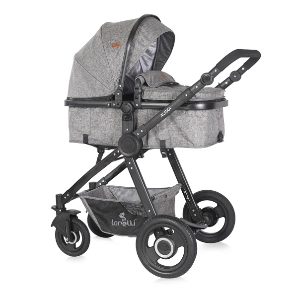 Универсальная коляска Lorelli Alexa 2 в 1 - dark grey