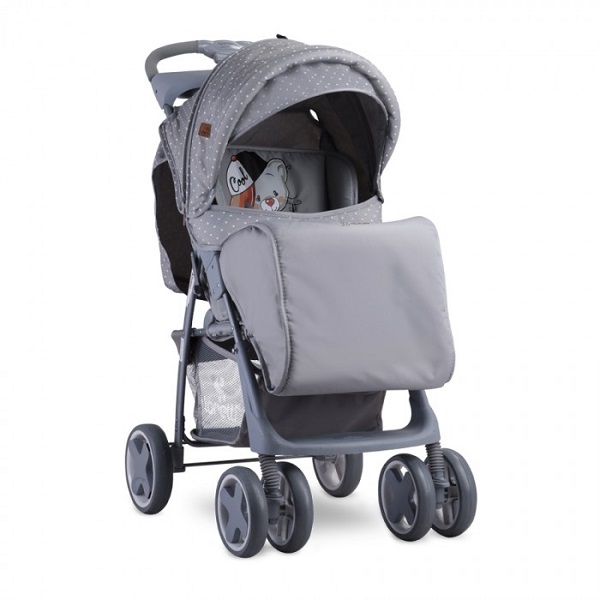 Прогулочная коляска Lorelli Foxy - grey cool cat