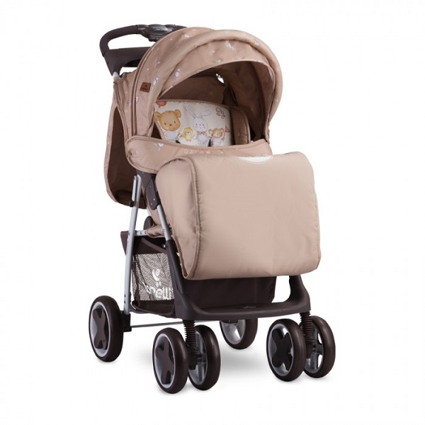 Прогулочная коляска Lorelli Foxy - beige bear party