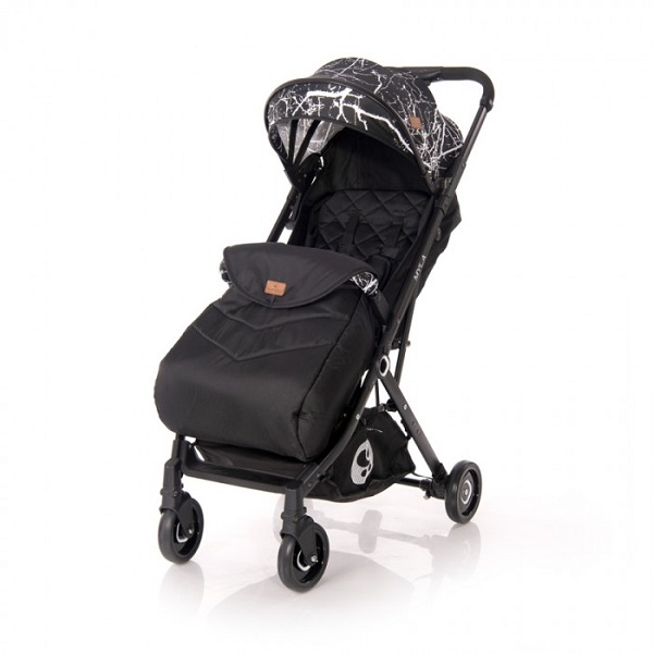 Прогулочная коляска Lorelli Myla - black marble