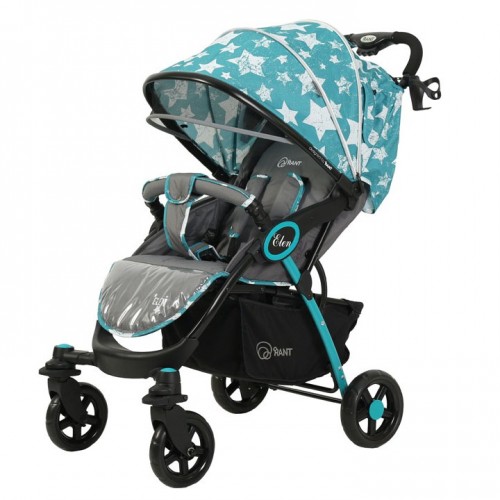 Прогулочная коляска Rant Elen - stars aquamarine