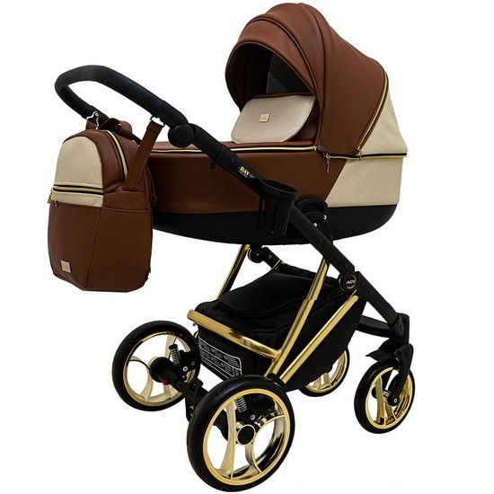 Детская коляска Ray Agix 2 в 1 - 08 коричнево молочный