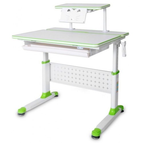 Парта-трансформер Rifforma Comfort-80 с полкой - зеленый