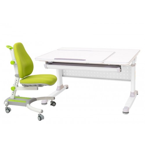 Парта-трансформер Rifforma Set 100 с креслом - зеленый