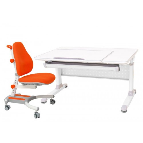 Парта-трансформер Rifforma Set 100 с креслом - красный