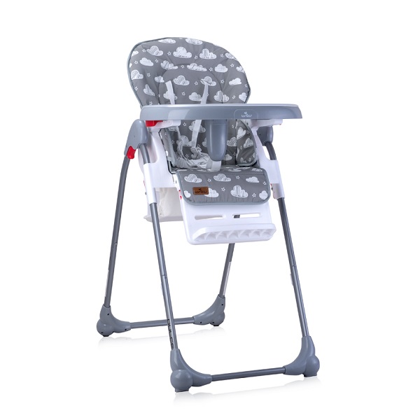 Стульчик для кормления Lorelli Dulce - grey stars cloud