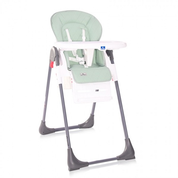 Стульчик для кормления Lorelli Cryspi - frosty green leather