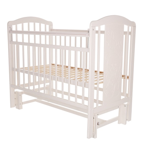 Детская кроватка Pituso Noli Мишутка - белый