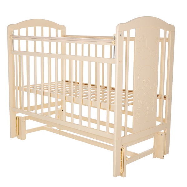 Детская кроватка Pituso Noli Мишутка - слоновая кость
