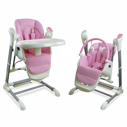 Стульчик-качели для кормления Nuovita Unico - rosa