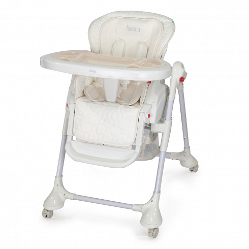 Стул-шезлонг Nuovita Tutela - белый тиснение