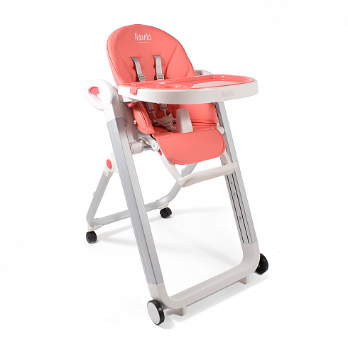 Стульчик для кормления Nuovita Futuro Bianco - коралловый