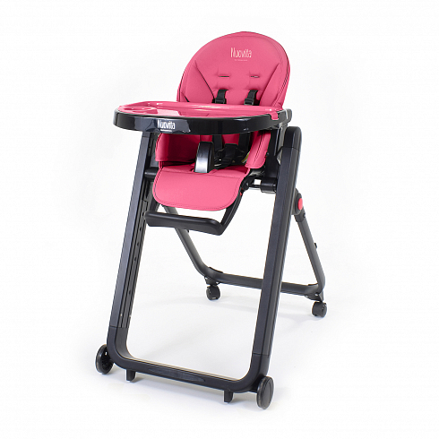 Стульчик для кормления Nuovita Futuro Senso Nero - малиновый