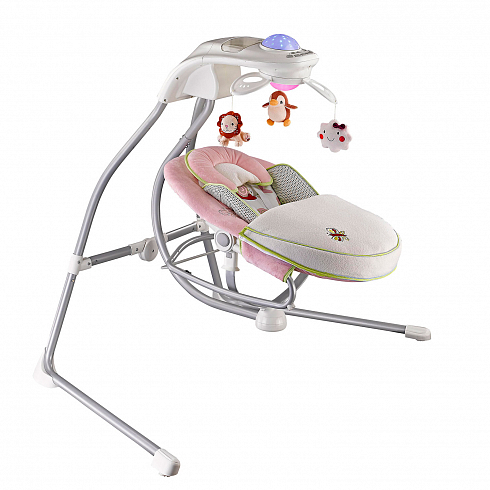 Электрокачели Nuovita Casseta - зеленая роза