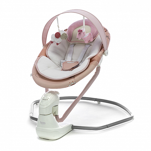 Шезлонг-качели Nuovita Attento - rosa