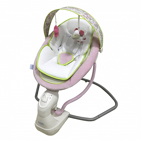 Шезлонг-качели Nuovita Attento - rosa sanno