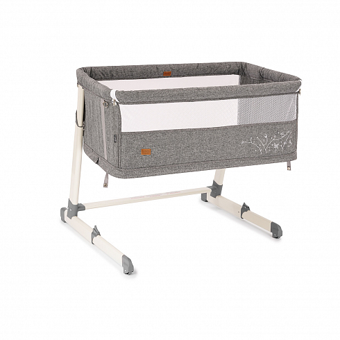 Приставная кровать Nuovita Calma - темно-серый лен