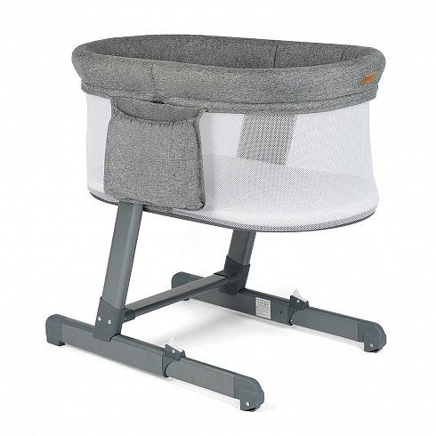 Приставная кровать Nuovita Bonta - темно-серый лен