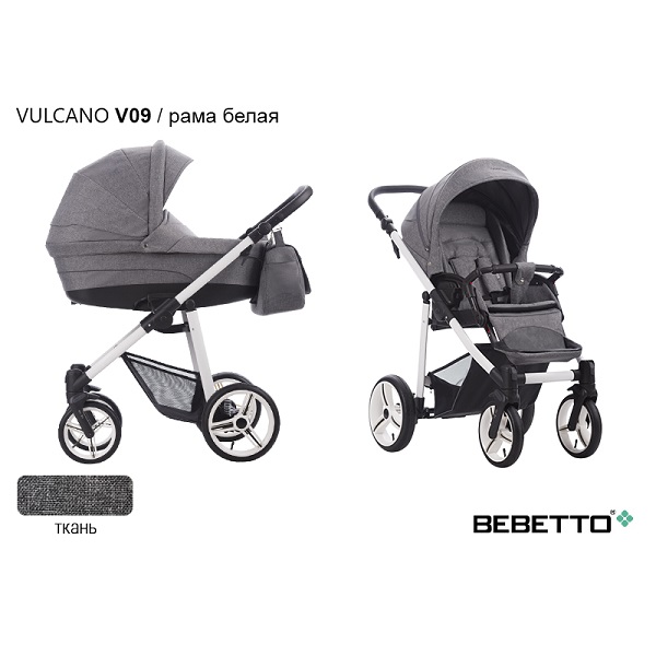 Детская коляска Bebetto Vulcano 3 в 1 - 09 via