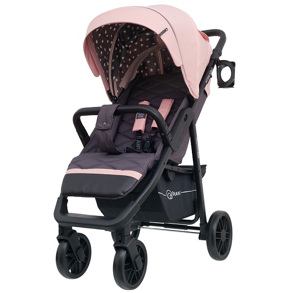 Детская прогулочная коляска Rant Vega Star - cloud pink