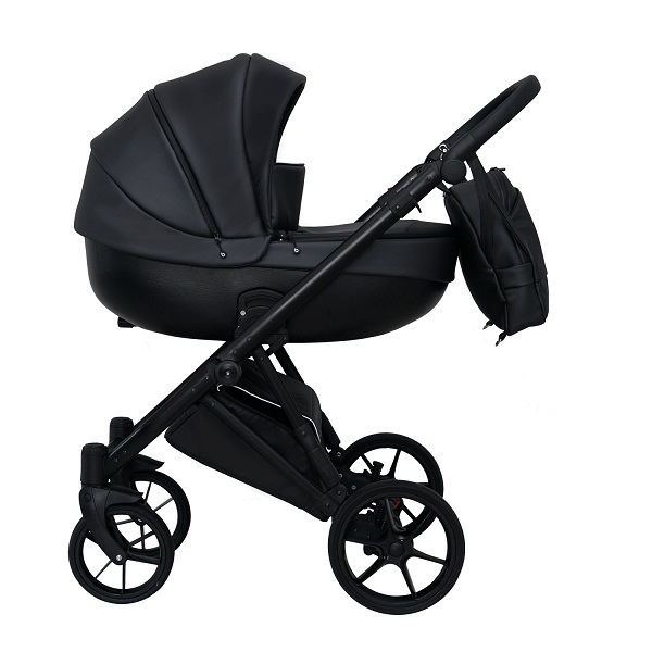 Детская коляска Ray Victoria New 2 в 1 - 17 черная кожа