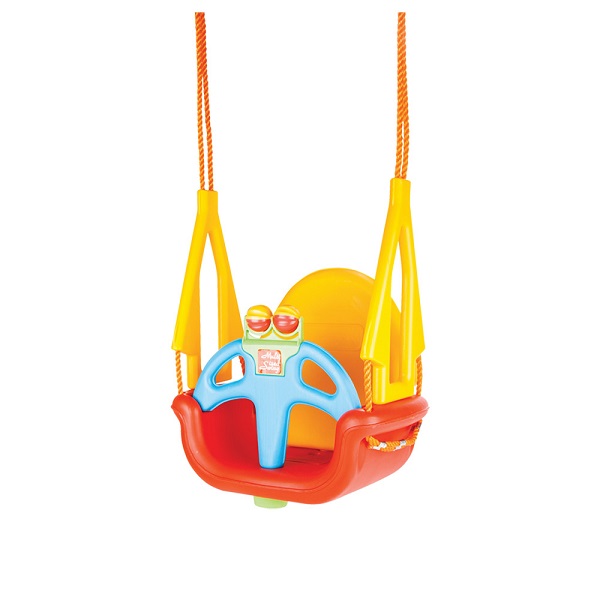 Качели подвесные Pilsan Do-Re-Mi - желто-красный
