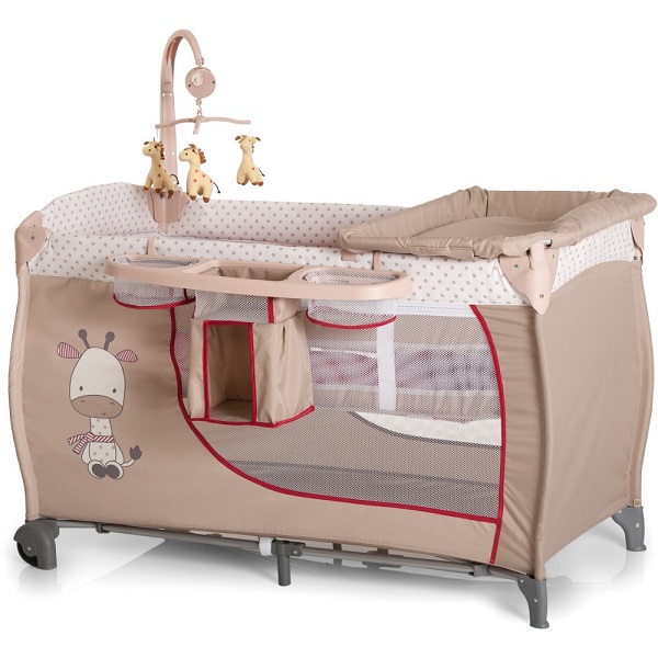 Манеж-кровать Hauck Baby Center - giraffe
