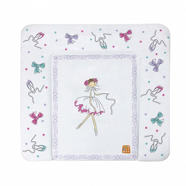 Мягкая накладка на комод Топотушки 82х73 - балерина
