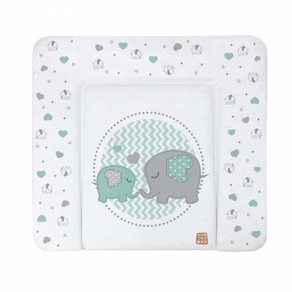 Мягкая накладка на комод Топотушки 82х73 - слоники