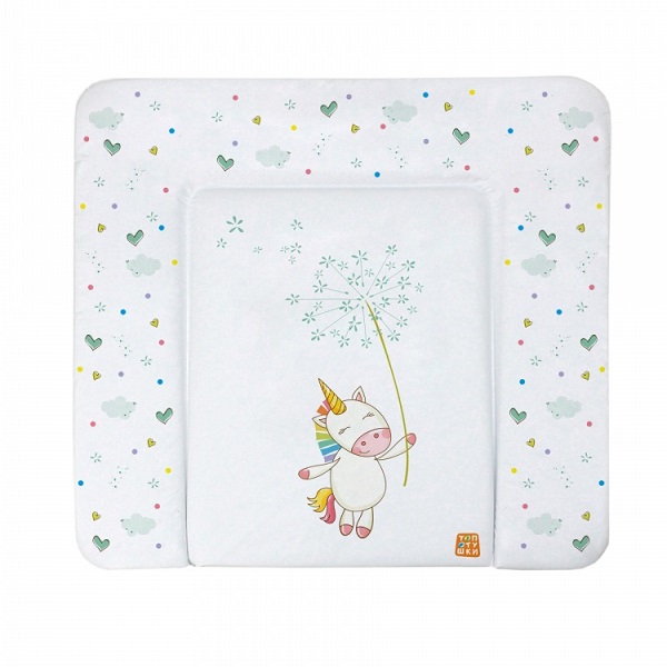 Мягкая накладка на комод Топотушки 82х73 - единорог